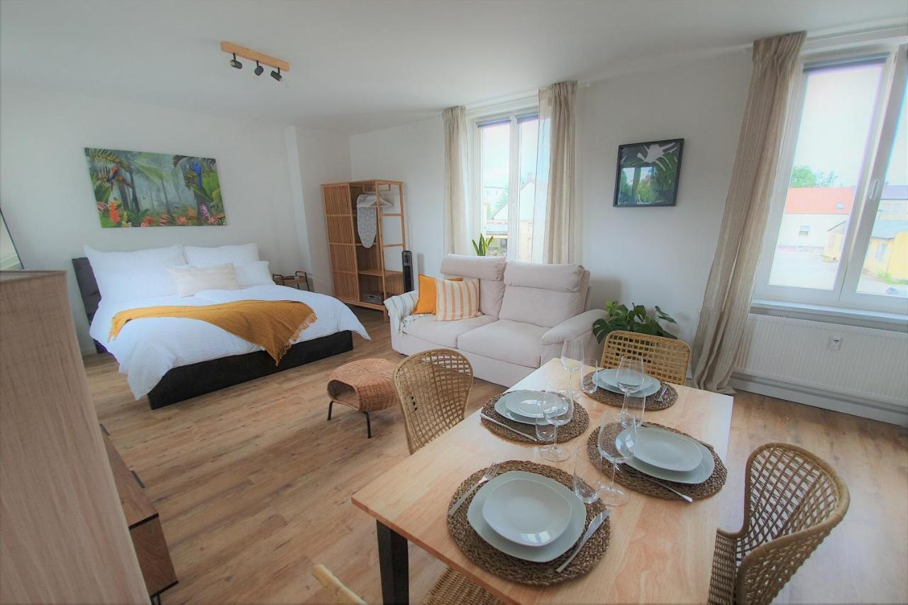 Pb Ferienwohnungen - Fewo 3 - Stilvoll Eingerichtetes Studio Im Herzen Senftenbergs Esterno foto